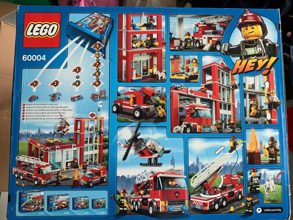 LEGO City 60004 Mega Fire Station, Hobbies & Toys, Toys & Games on Carousell