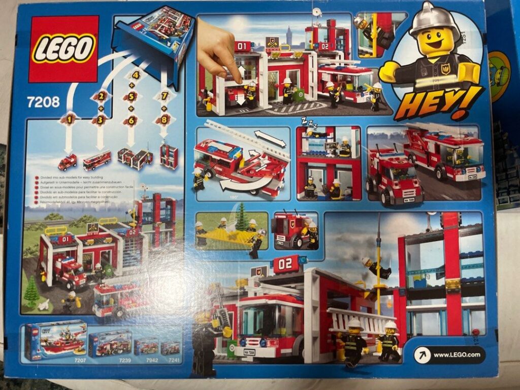 Lego city 7208: Lego city fire station (discontinued set), Hobbies & Toys, Toys & Games on Carousell